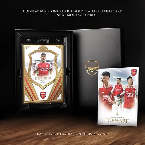 Les cartes Unique XL  de Futera dispo pour Arsenal