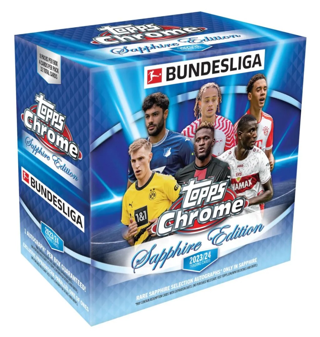 2023/24 Bundesliga Chrome Sapphire est&nbsp;là