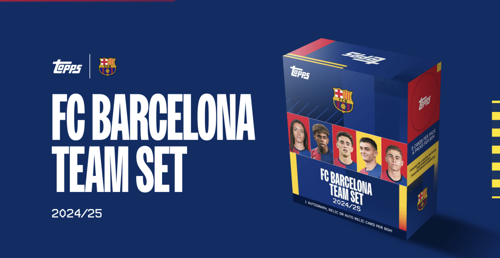 Topps FC Barcelona Team Set arrive en&nbsp;Novembre!