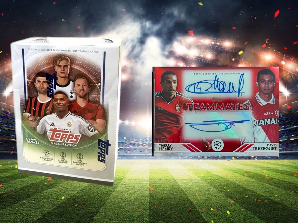 Double auto Henry/Trezeguet, le trésor des Topps UCC&nbsp;Flagship